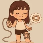 Magnetoterapia e Ilizarov: bufala o panacea? 1 Ragazza chibi con fissatore alla gamba riceve magnetoterapia in posizione eretta