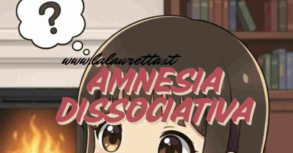 Amnesia dissociativa: forse ne soffri e non lo sai 16 Veus seduta per terra con in testa un grosso punto interrogativo