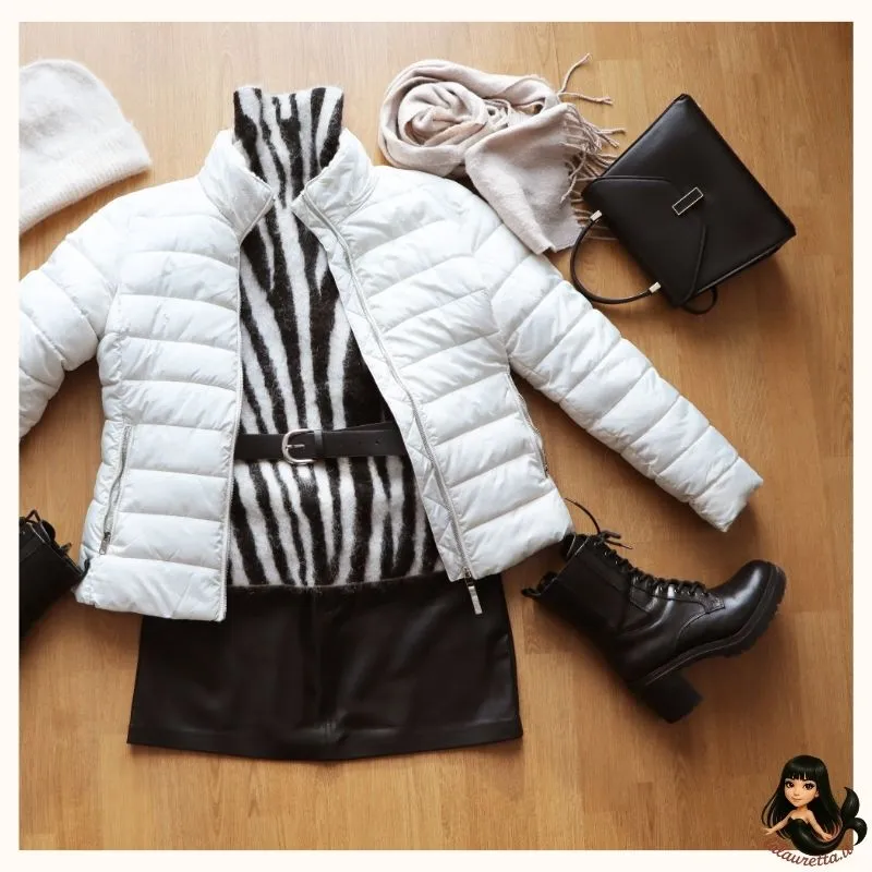 Femminile senza indossare tacchi? Si può! 1 Outfit completo donna invernale