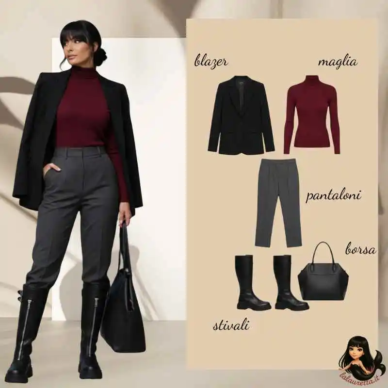 Outfit senza tacchi: miniguida pronta all'uso! 2 Outfit senza tacchi per l'ufficio